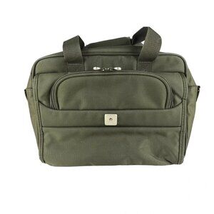 Delsey‎ Unisex Adults Green Outer Zip Pocket Double Top Handle Luggage Bag
